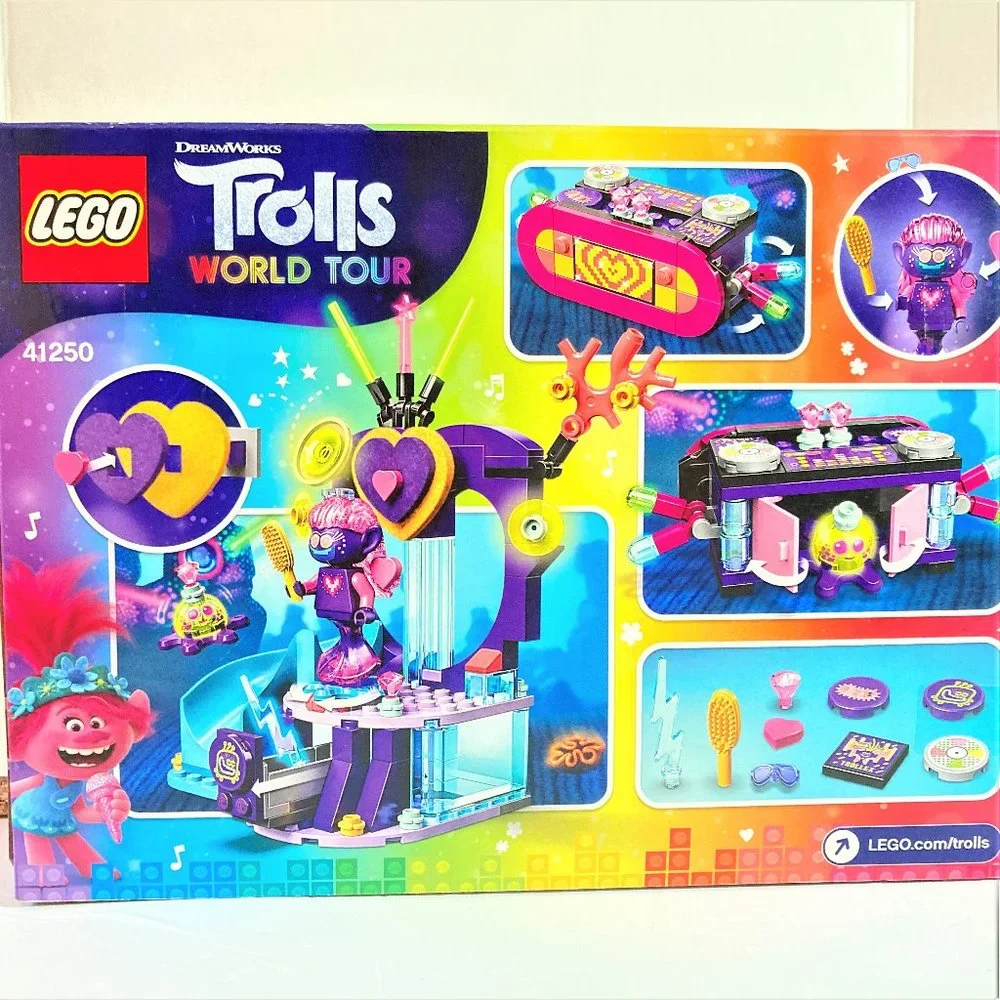 ♥️ NWT LEGO Trolls World Tour Kit 41250 MERMAID Dance Party Discount Shipping